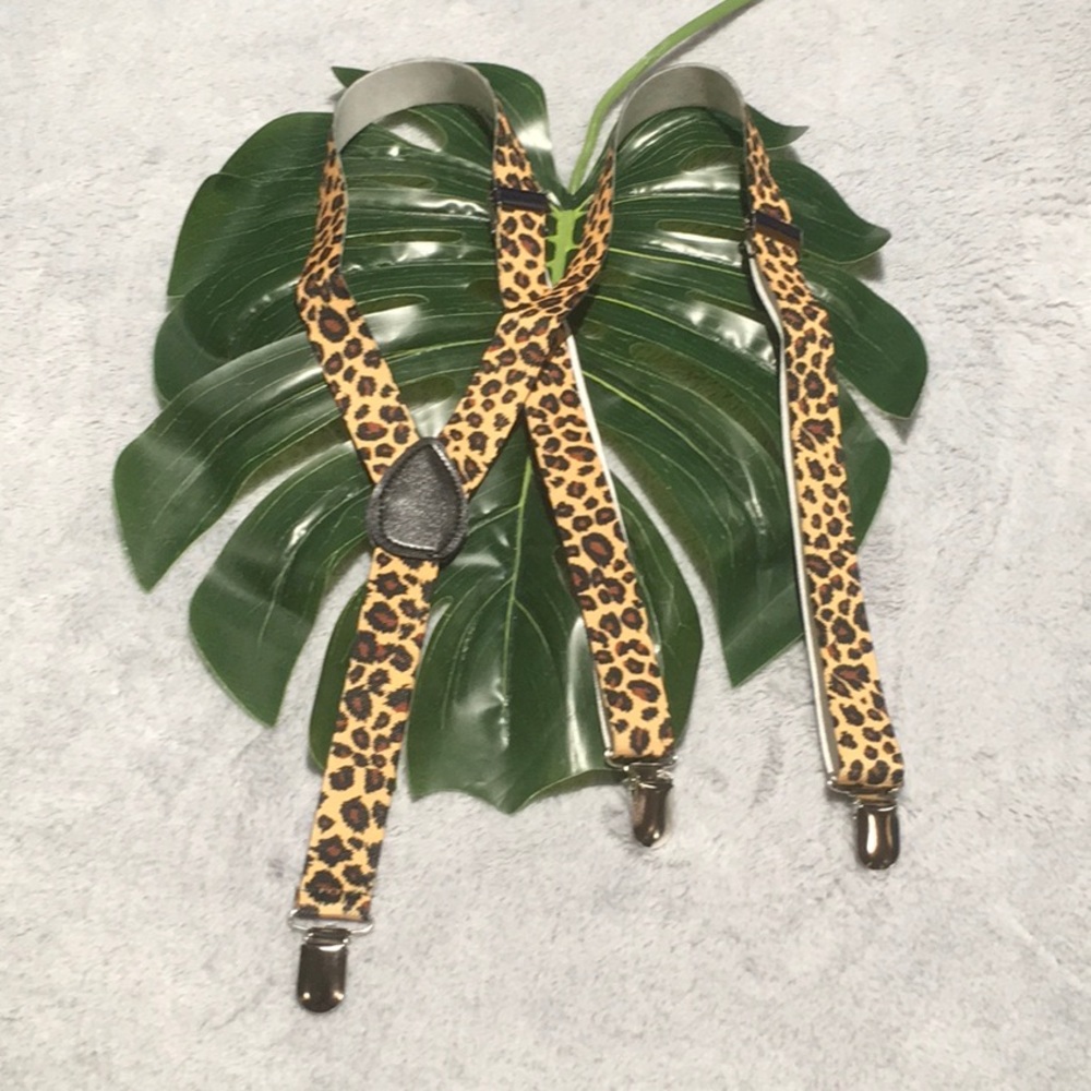 Novelty Costume Cat Suspenders